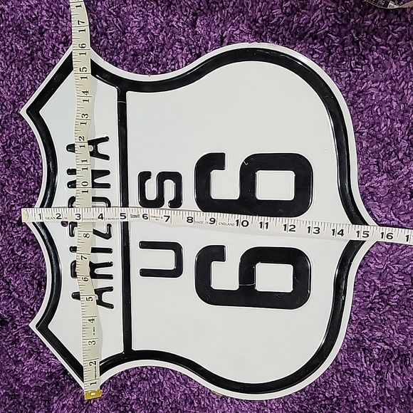 Vintage Metal US 66 Arizona sign - Picture 4 of 6